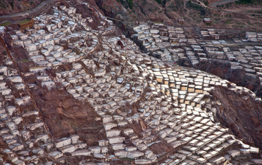 Salineras - Salt mines - Maras ( near Urubamba) - Peru