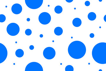 pattern with blue circles