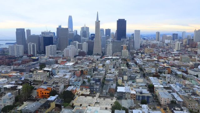 Timelapse of the San Francisco city center 4K