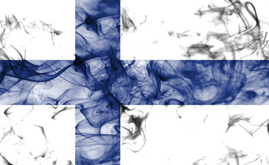 Finland smoke flag