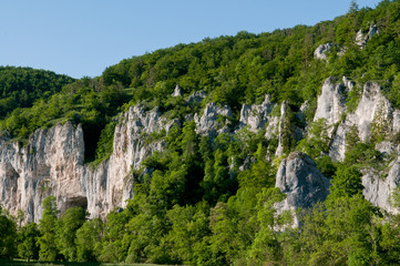 Felsen im Donautal