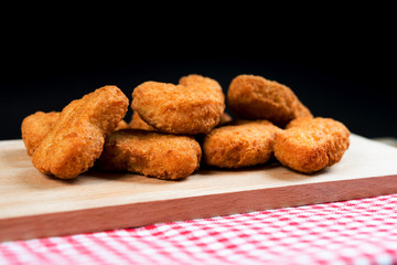 fried Chicken nuggets on table