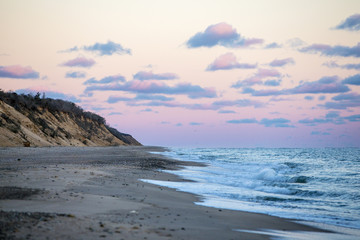 Sunrise Over Cape Cod Sand Dunes