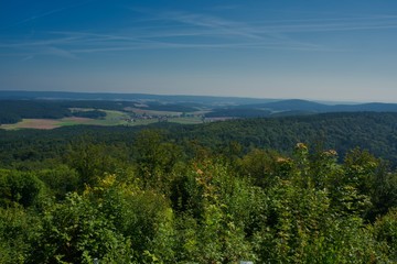 Blick über die Haßberge in Oberfranken