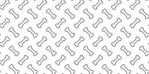 Dog Bone Seamless pattern vector bone isolated background wallpaper