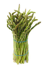 asparagus on a white background.