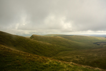 Fototapeta na wymiar Brecon Mountains