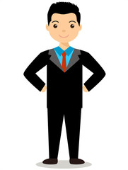 suit man in the office