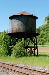 Wasserturm für Dampflokomotiven