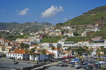 Fototapeta na wymiar Fishing Village on Madeira