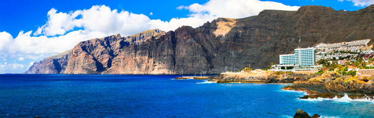 Tenerife holidays and landmarks - imressive rocks of Los Gigantes