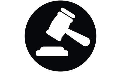 Law and Hammer Icon