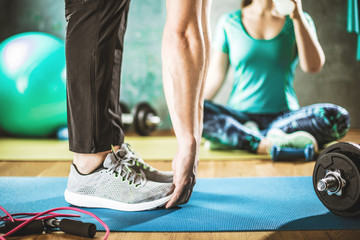 Fitness Sport (Seil Springen).