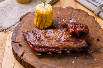 baked barbecue pork ribs