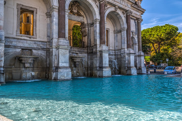 Fototapeta na wymiar Acqua Paola fountain in Rome