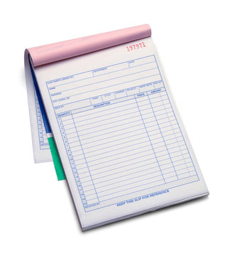 Large Receipt Pad