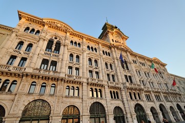 Obraz premium Trieste Piazza Unità d'Italia