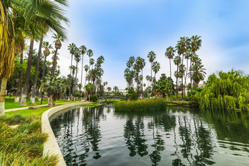 Fototapeta premium Echo park in Los Angeles