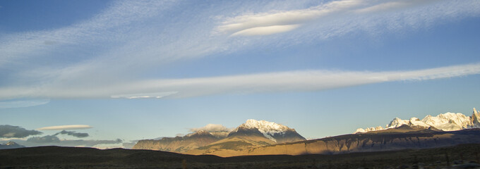 Sunrise Cerro Fitz Roy, El Chaltén, Patagonia, Argentina.