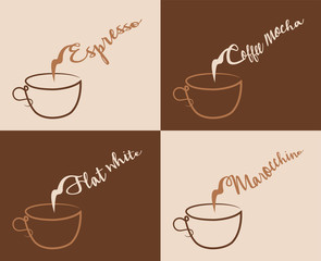 Espresso and Other Coffee Types With Steam
