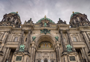Fototapeta na wymiar The Berlin Cathedral is called Berliner Dom in Germany
