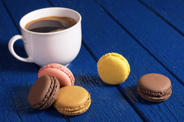 Coffee and macaroons