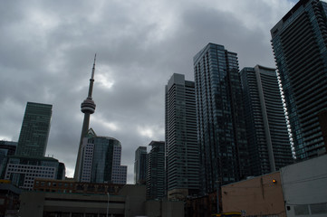 Toronto canada skyline