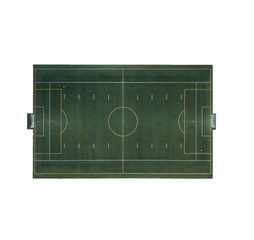 Soccer Field from aerial view