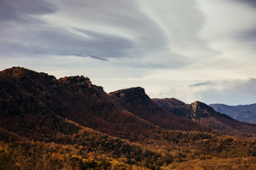 Fototapeta na wymiar Mountain range
