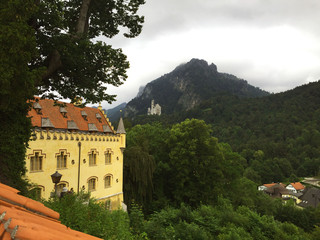 Fototapeta na wymiar Top view of castles of Germany