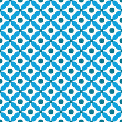 Geometric pattern in repeat. Fabric print. Seamless background, mosaic ornament, ethnic style. 