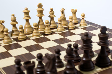 Chessboard composition backgorund