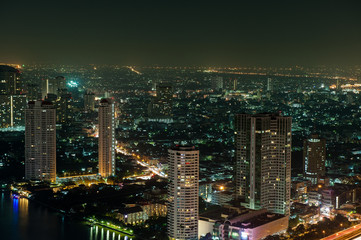 Fototapeta na wymiar Bangkok Thailand at night