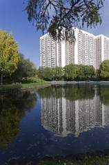 Pond in Moscow.