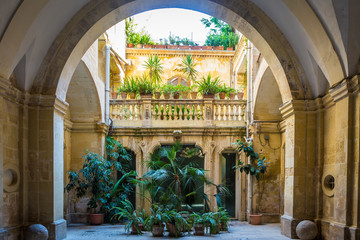 Italian Villa Entrance