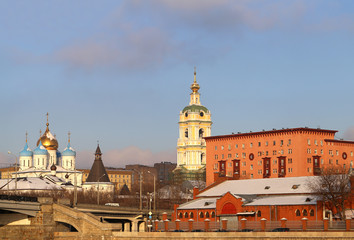 Fototapeta na wymiar Novospassky Monastery in Moscow