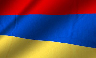 Authentic Armenia flag