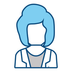 Avatar business woman icon