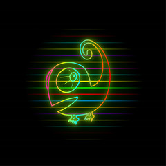 Colorful light chameleon © RATOCA