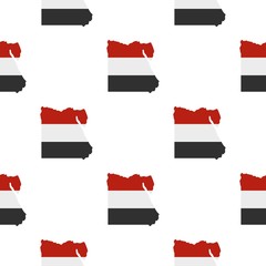 Fototapeta premium Map of Egypt pattern seamless