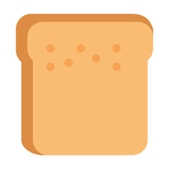 bread toast isolated icon