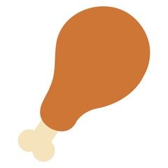 thigh chicken meat icon