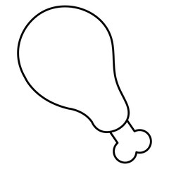 thigh chicken meat icon