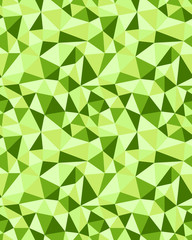 Seamless pattern of geometric green texture