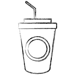 coffee in plastic container