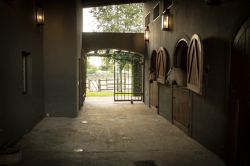 Horse stables