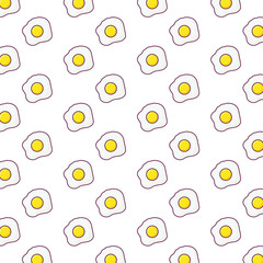 Fried eggs background design