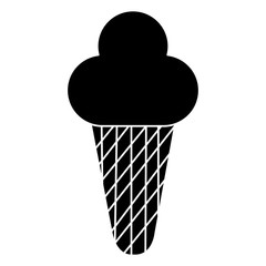 delicious cone ice cream
