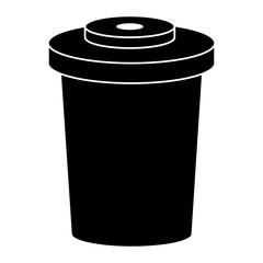 coffee in plastic container