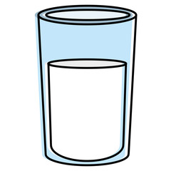 glass with milk icon
